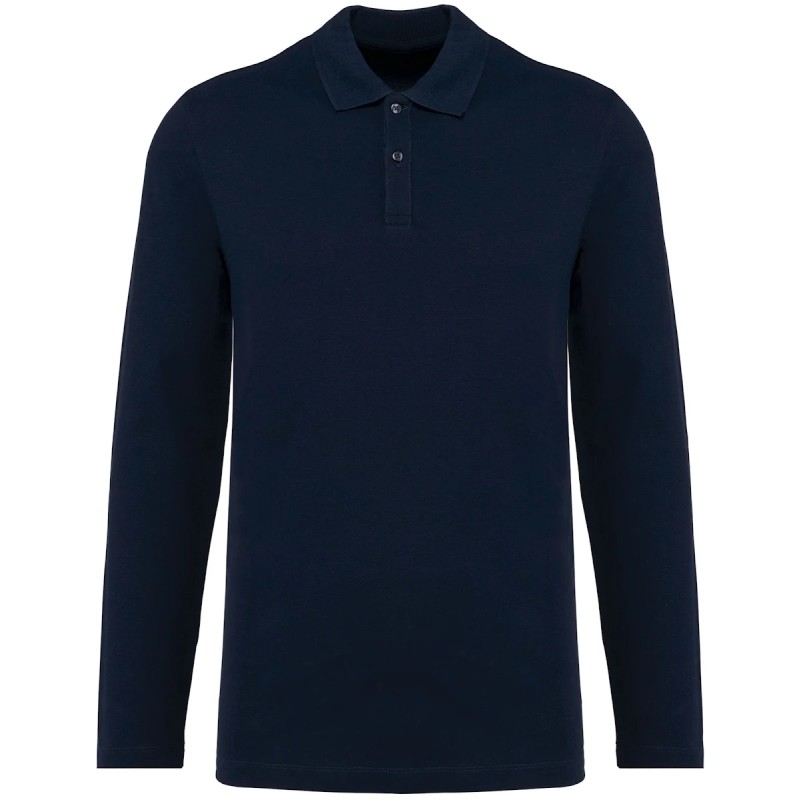 Polo Supima® manches longues homme