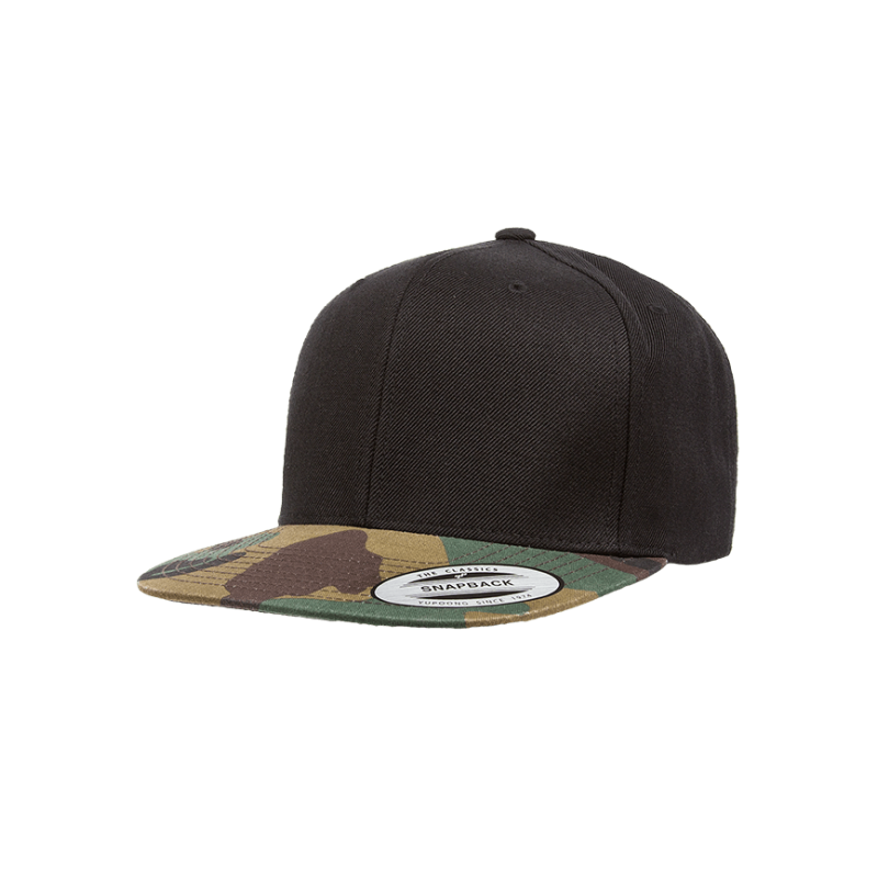 Classic Snapback 2-Tone Camo Cap